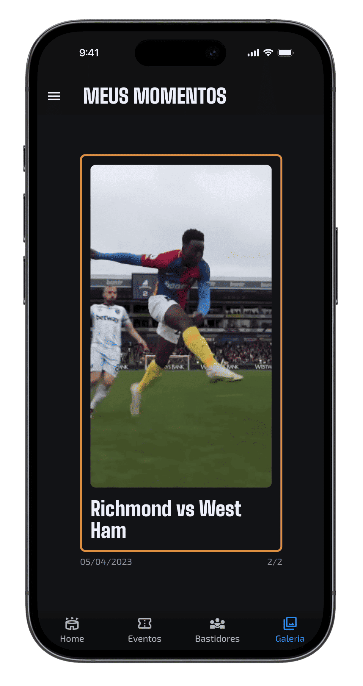 Galeria de colecionáveis digitais inspirada no NBA Top Shot